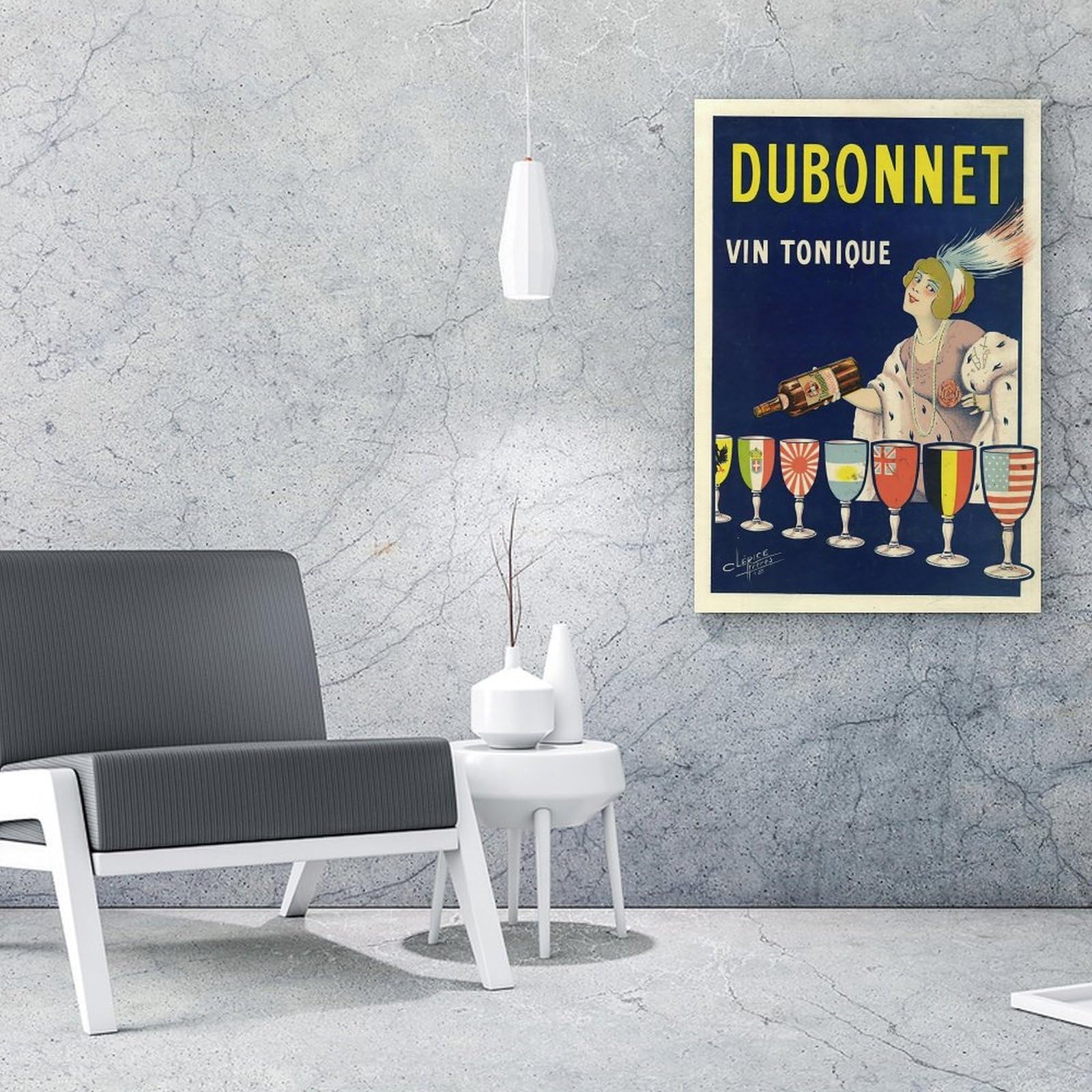 Amazon.com: Dubonnet Vin Tonique Vintage Food&Drink Poster